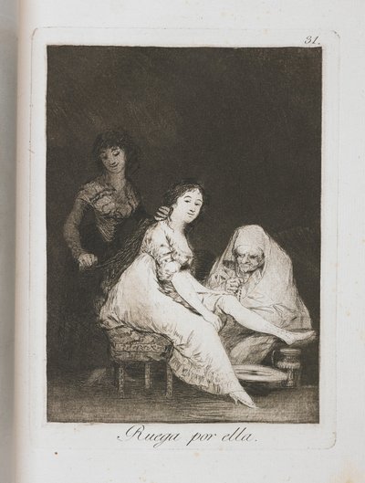 Planche de Los Caprichos, 1797-1798 - Francisco de Goya